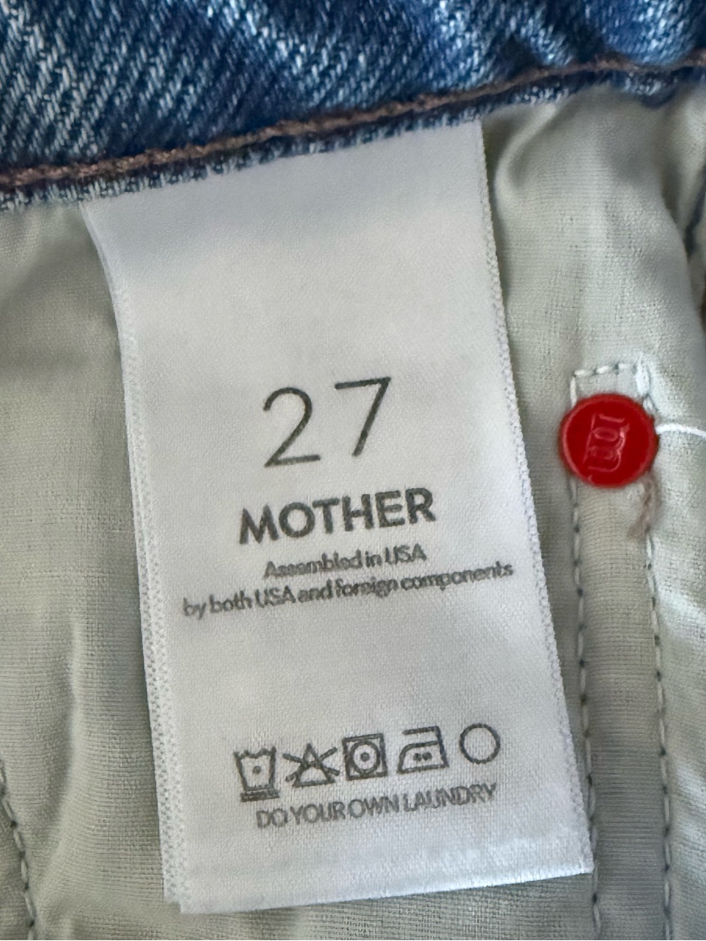 MOTHER Snacks The Dollop Heel - Dine n Dash Wash - Picture 6 of 13